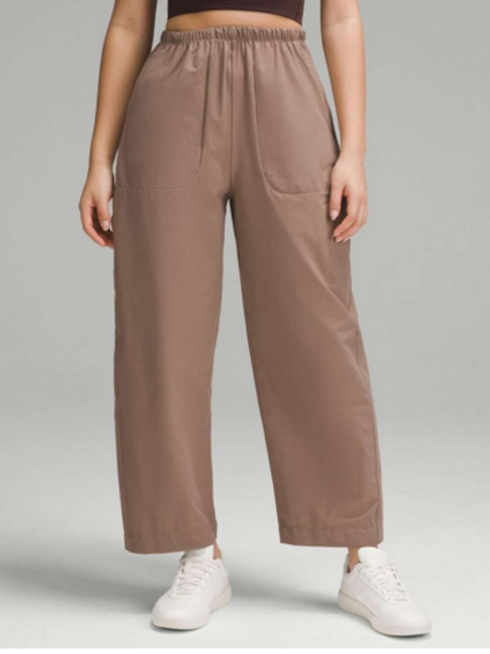 Lululemon Lightweight Mid-Rise Barrel-Leg Cropped Pant Size 10
